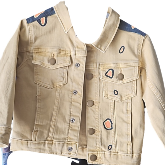 Bluey denim Jacket Bingo size 2T unisex hand painted - Picture 4 of 5